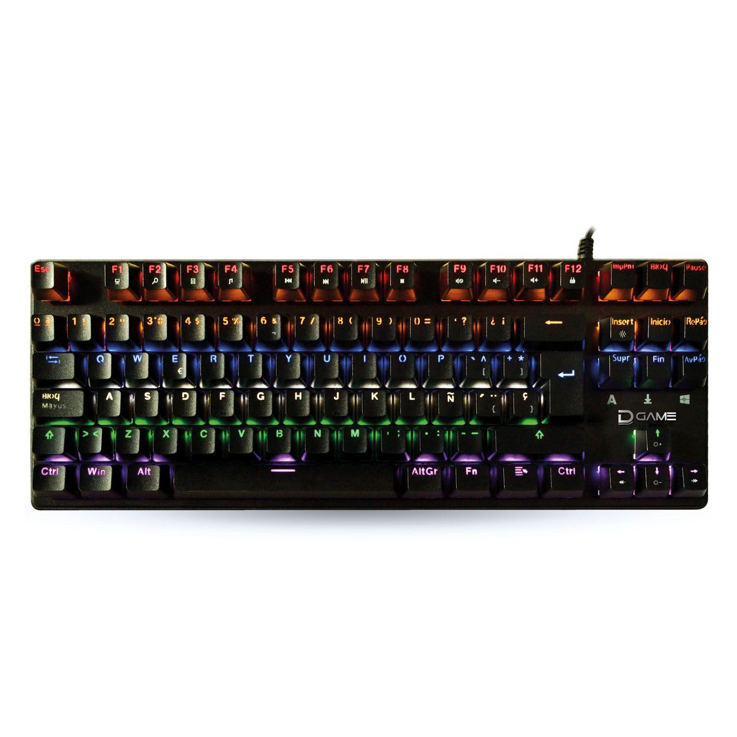 Teclado Gamer Mecanico 87 Teclas - RGB-1