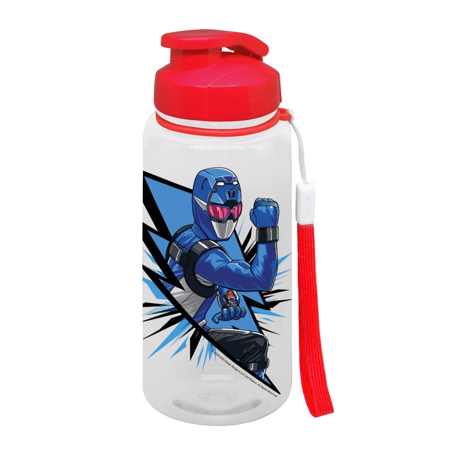 Botella Con Cordel 500ml Power Rangers-0