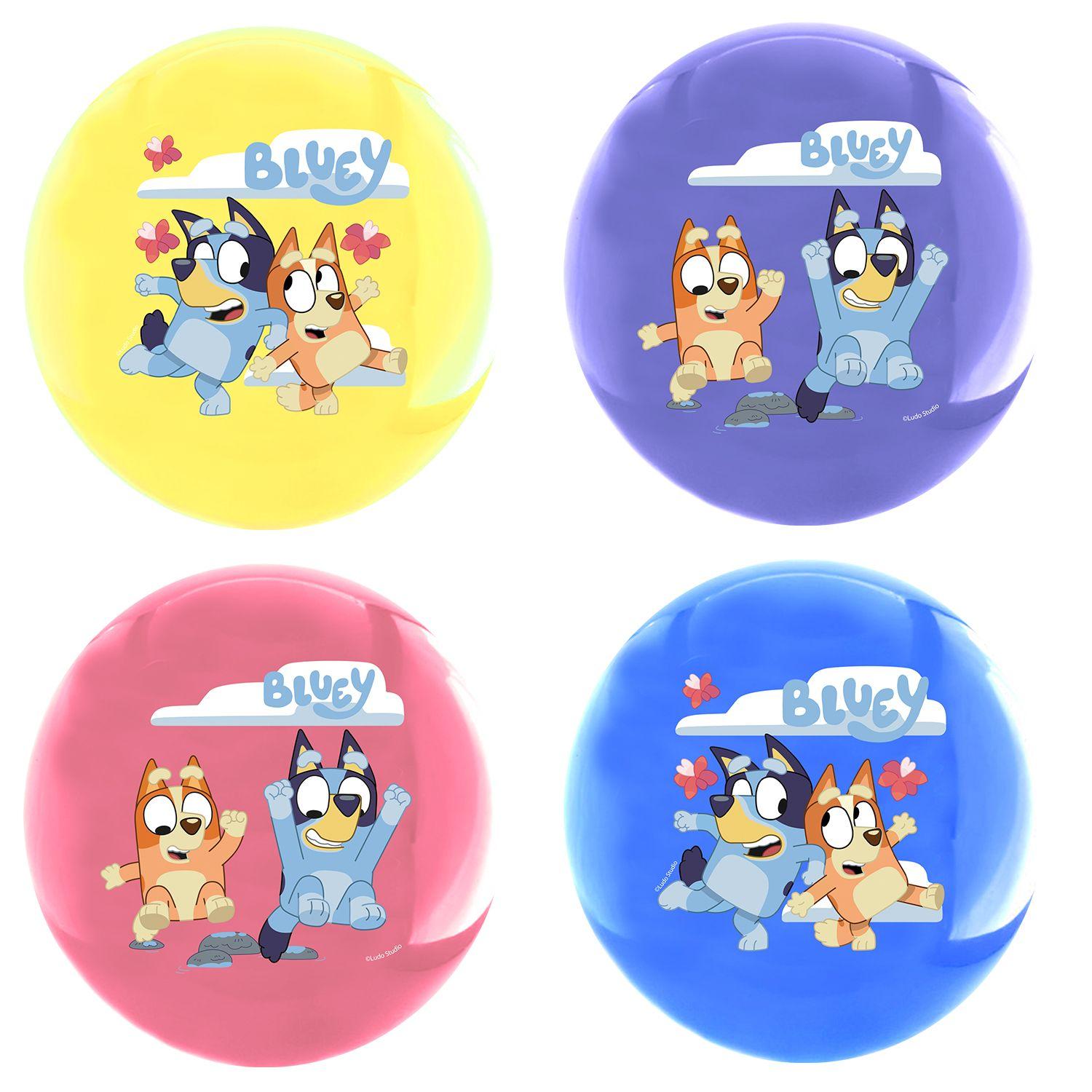 Pelota De PVC 22 cm 4 Colores Surtidos Bluey-0