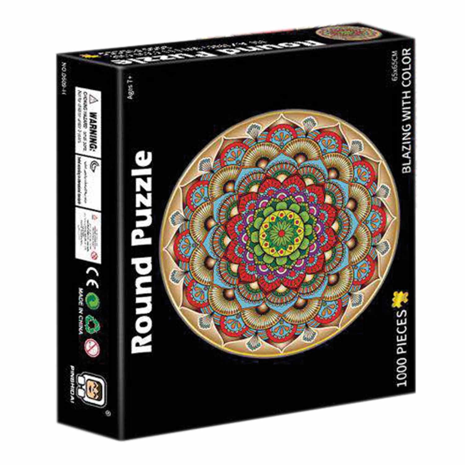 Puzzle Redondo 1000 Piezas 24x20x5 cm Colores-0