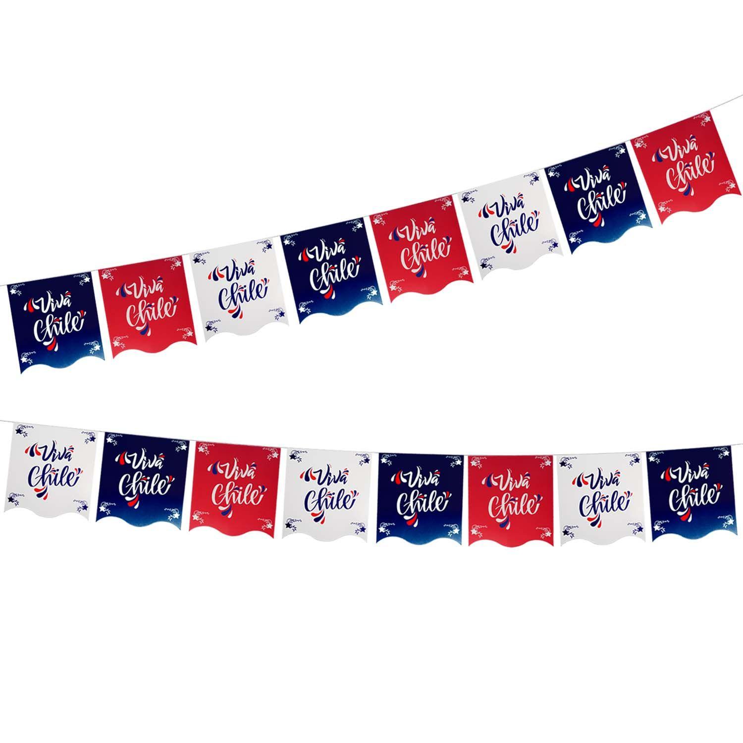 Guirnalda De Papel 17.5x19.5 cm 9 Banderas Big Party-1