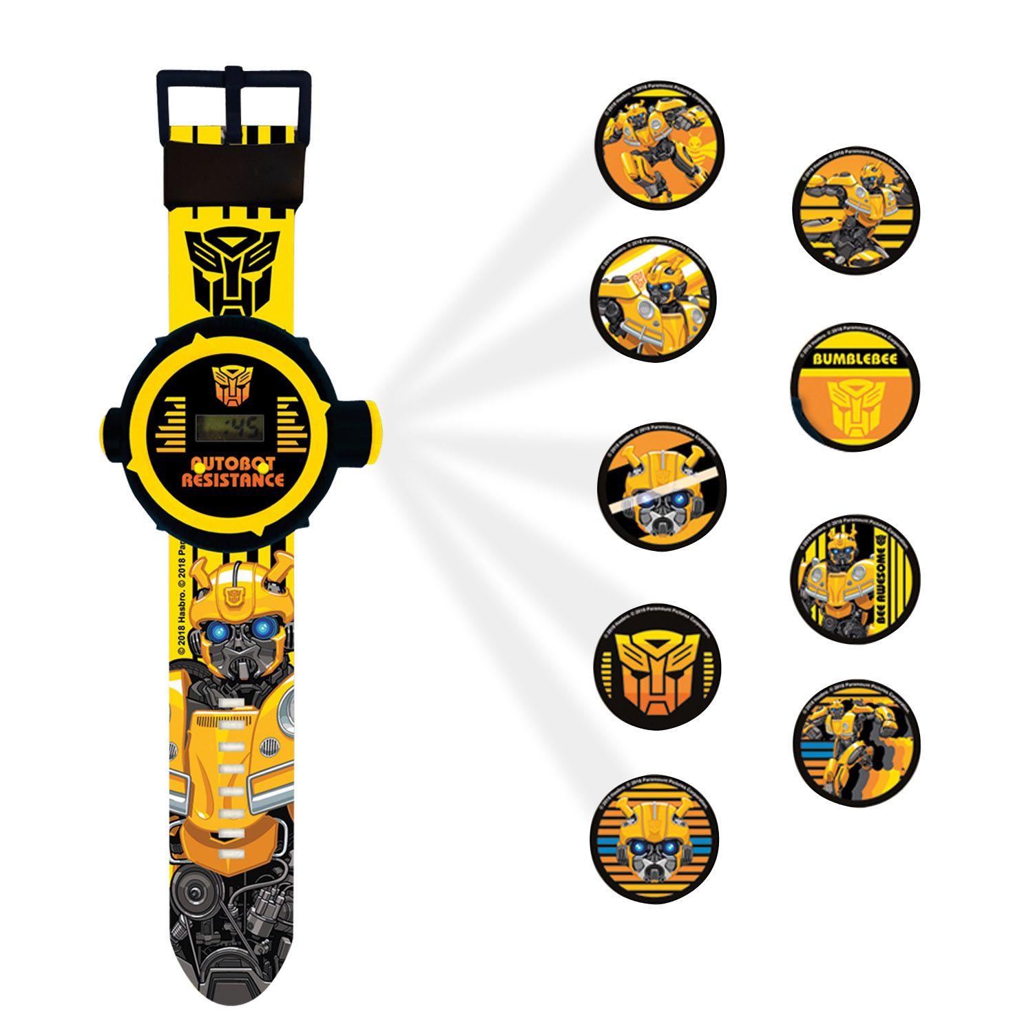 Reloj Proyector Bumblebee Hasbro Pronobel-1