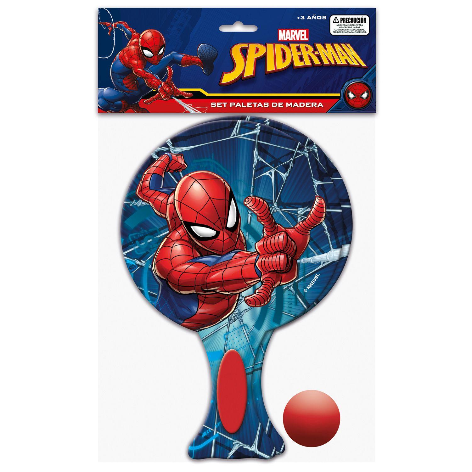 Set Deportivo Paletas De Madera Spiderman Marvel Pronobel-0