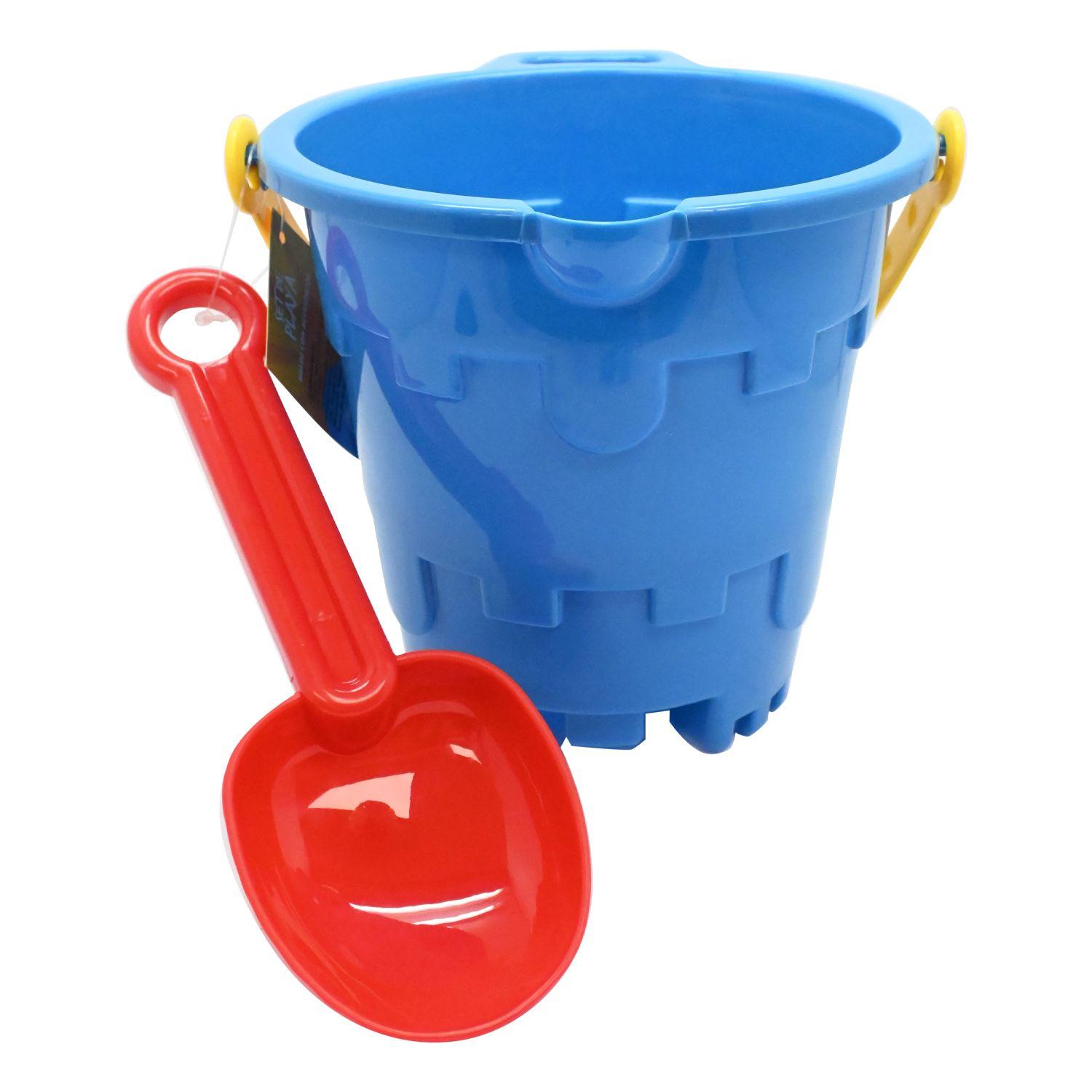 Balde Playa Castillo con Pala 18x18 Cm Pronobel-2