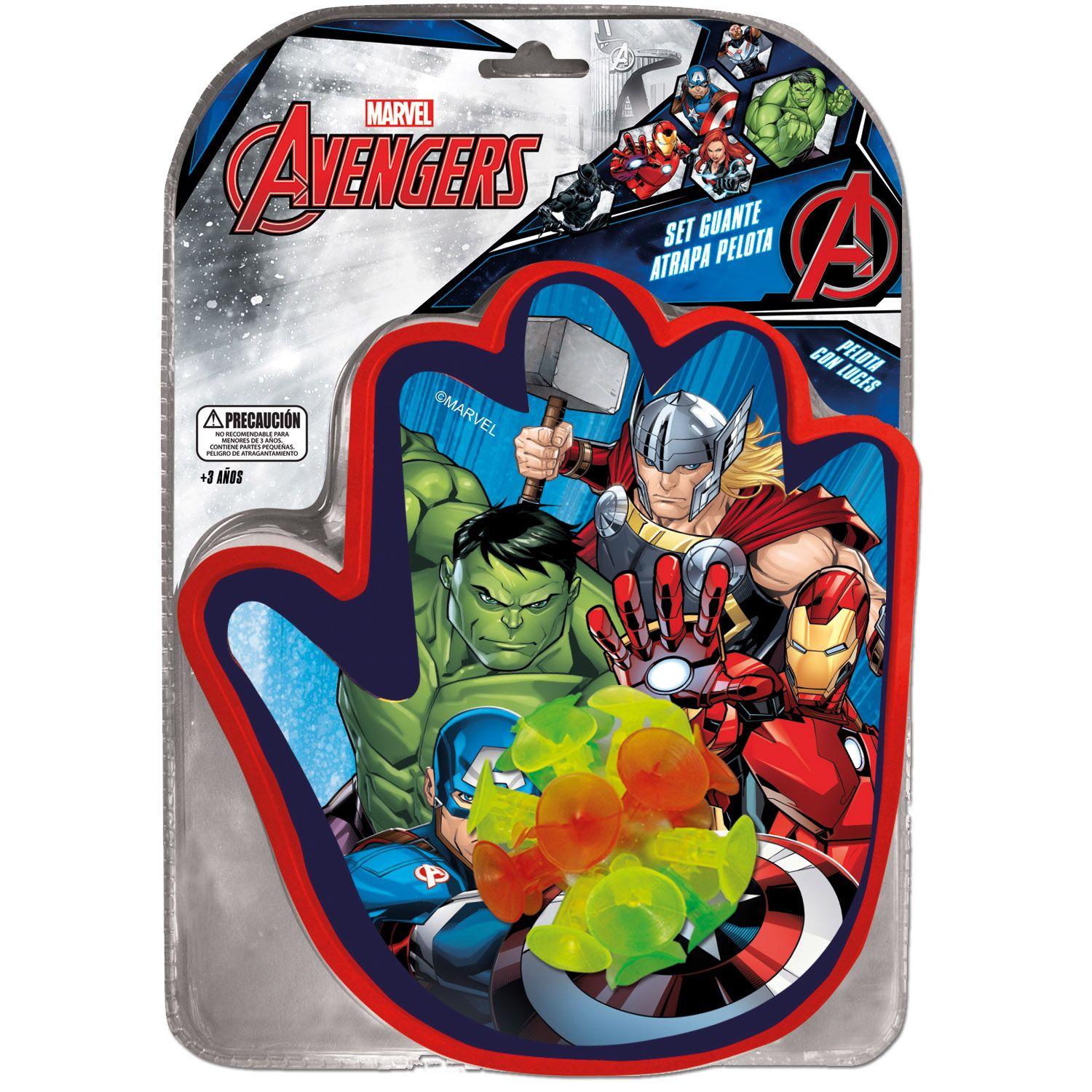 Set De Guantes Atrapa Pelota Avengers Marvel Pronobel-0