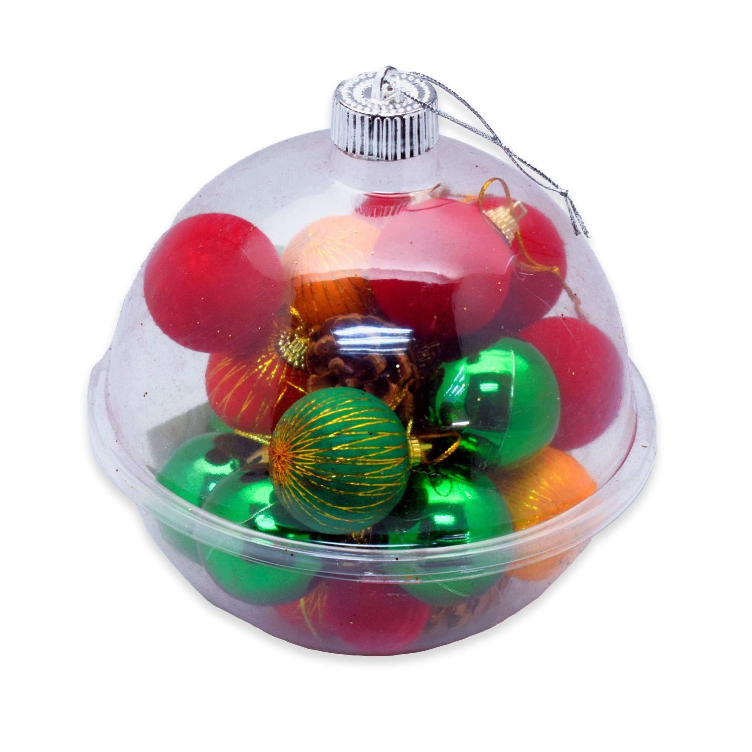 Esferas Navideñas 5 cm 22 Piezas Big Party-0