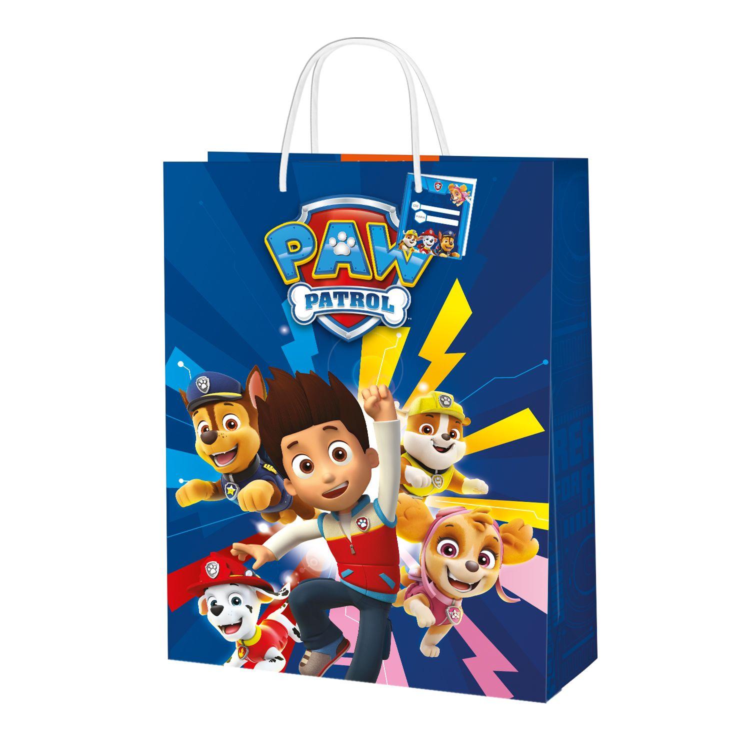 Bolsa Regalo Paw Patrol Jumbo 46x33x10 cm-0