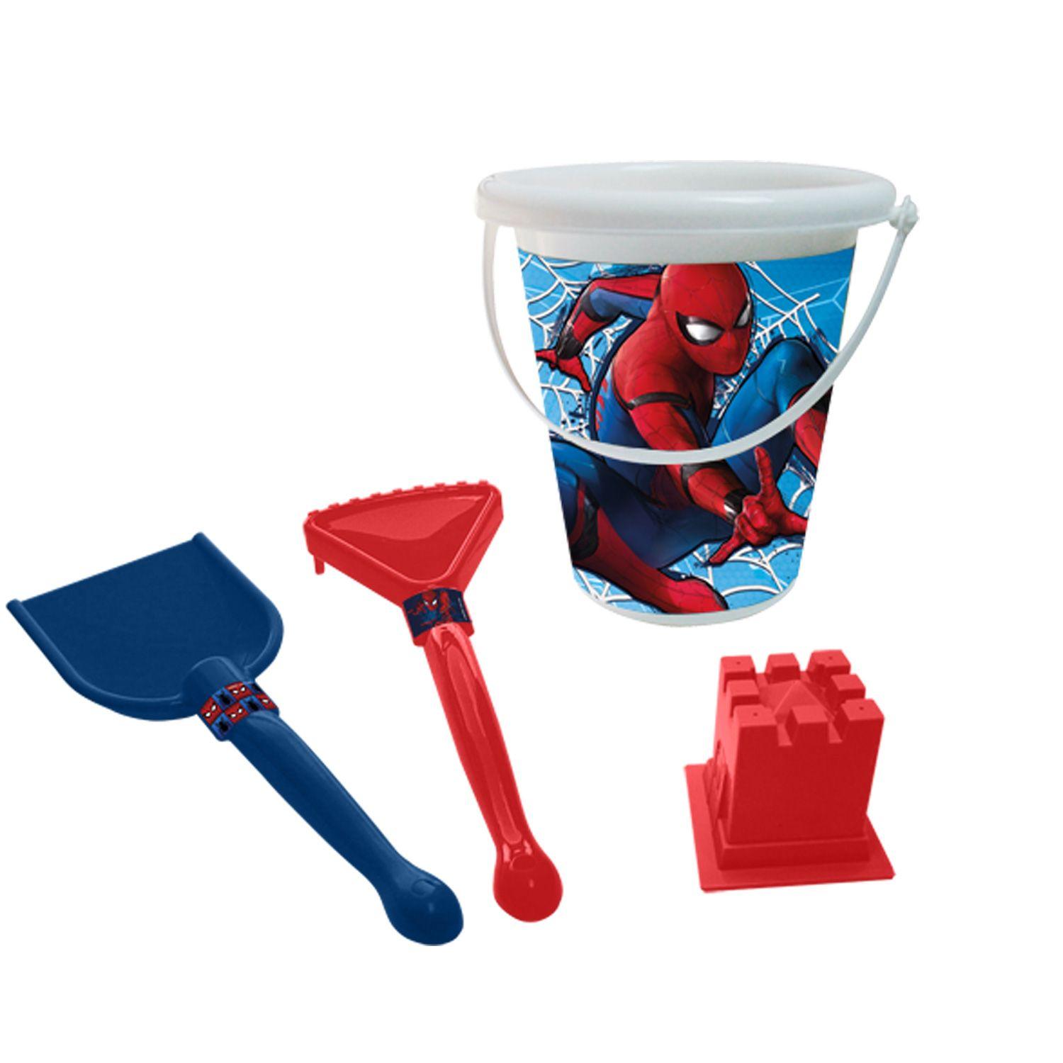Set De Playa Balde Con Accesorio Spiderman Marvel Pronobel-0