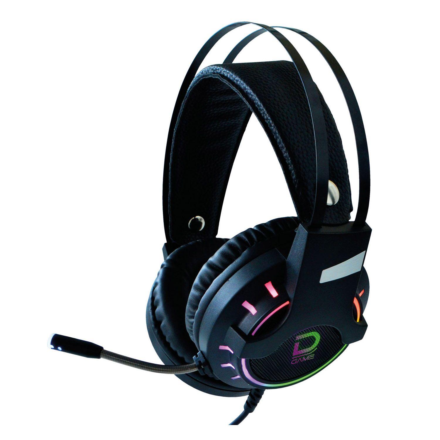 Audifonos Gamer Headset RGB 7.1 Usb + 3,5 metros Datacom-0
