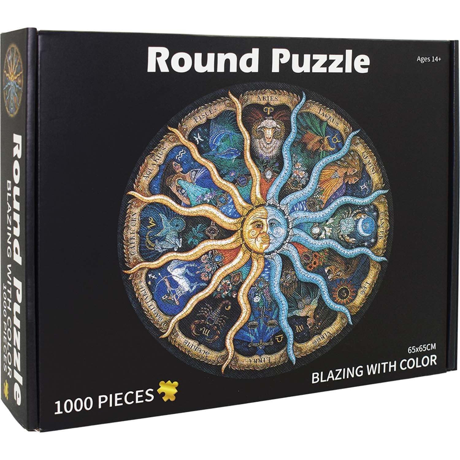 Puzzle Redondo 1000 Piezas Diseños Surtidos Nobel Gift-2