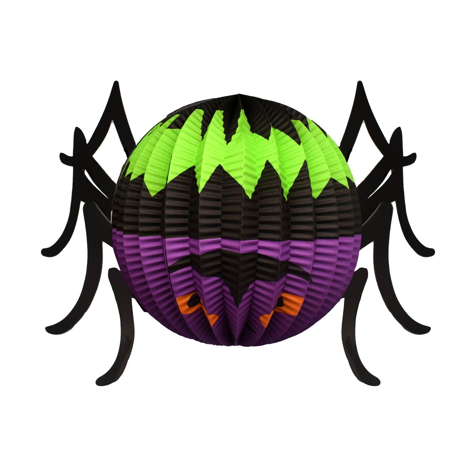 Adorno Araña Papel 42x21 cm Halloween Big Party-0