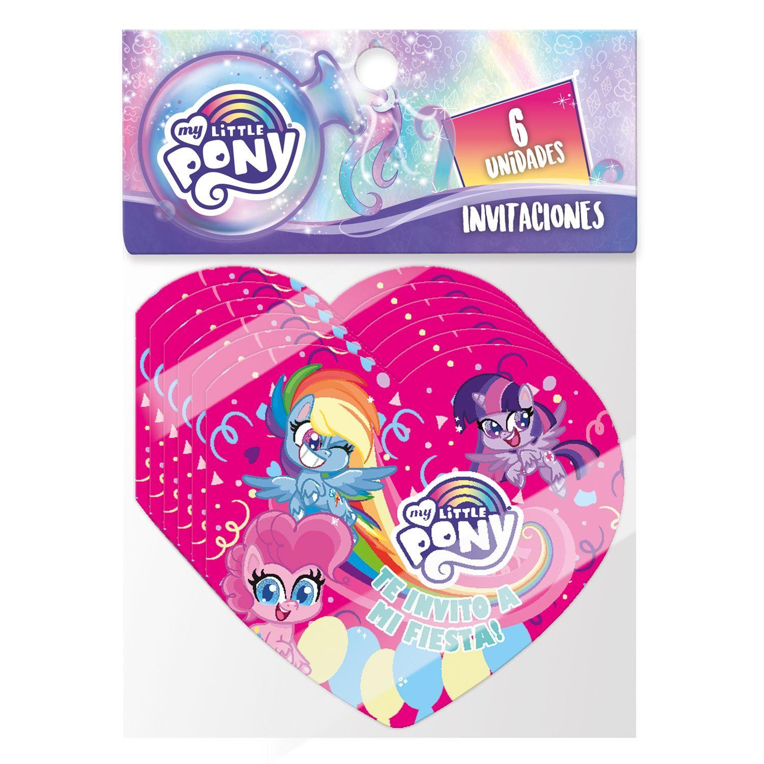 Set Cumpleaños My Little Pony para 6 Personas Pronobel-15