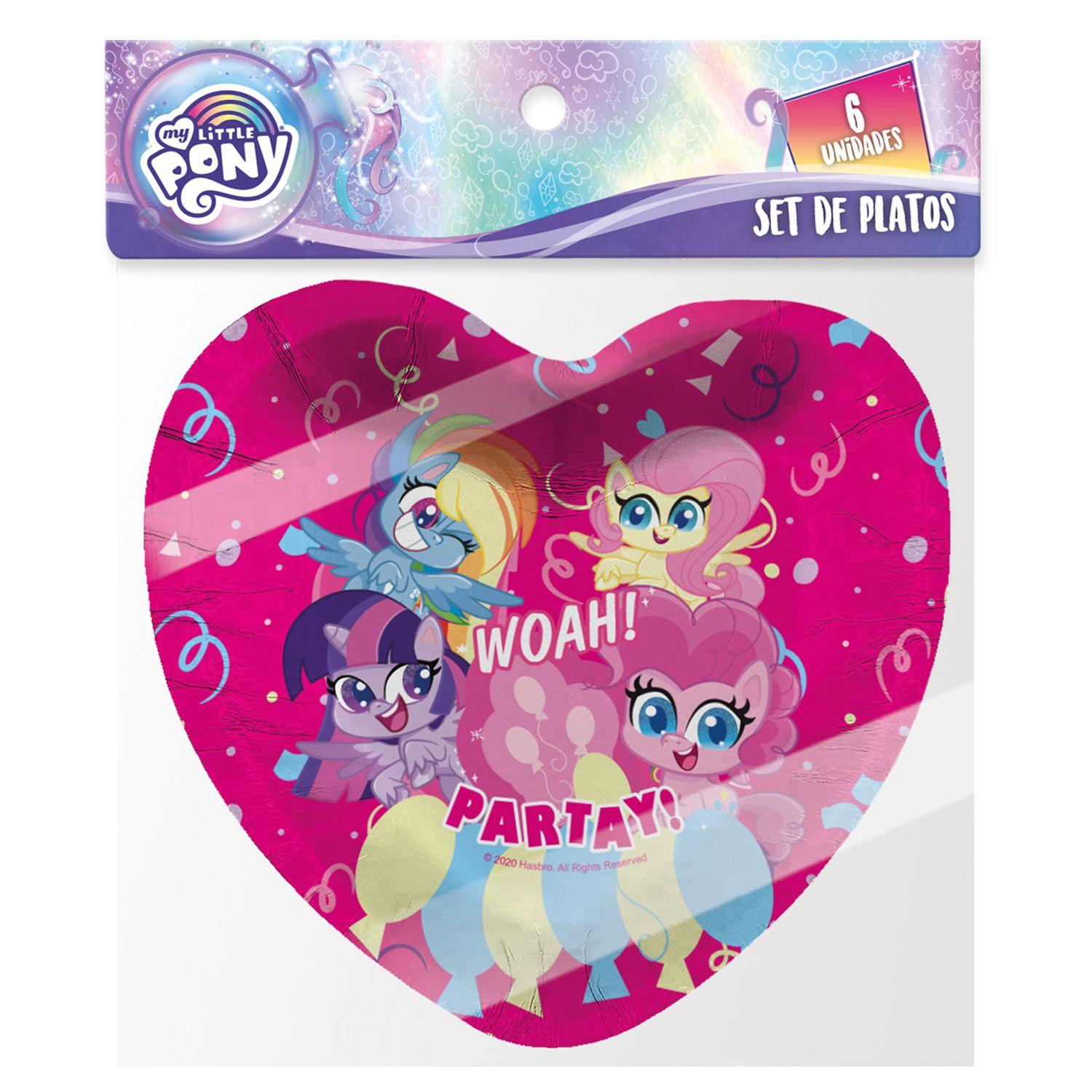 Set Cumpleaños My Little Pony para 6 Personas Pronobel-1