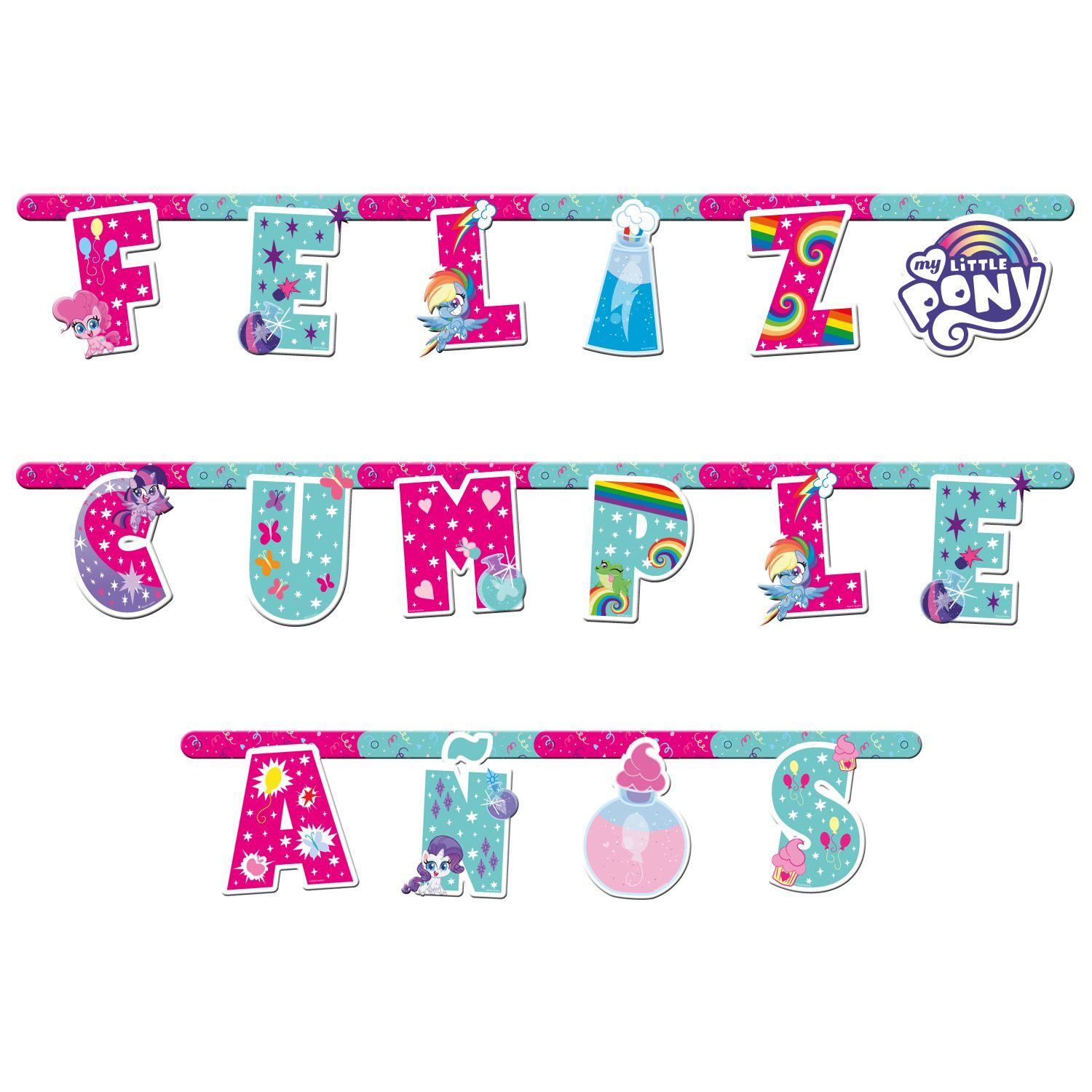 Set Cumpleaños My Little Pony para 6 Personas Pronobel-8