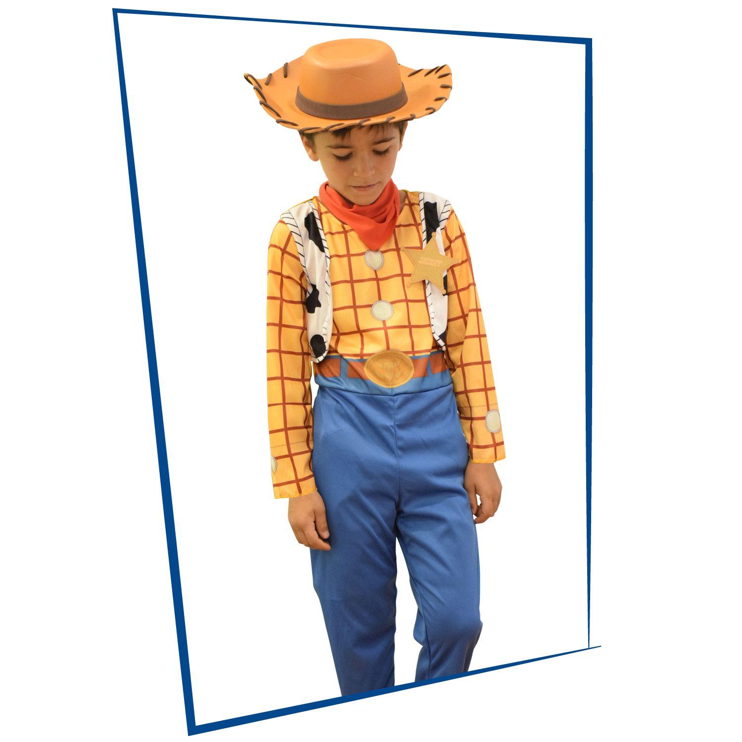 Disfraz Deluxe Woody 4 A 6 Años Disney Pronobel-0