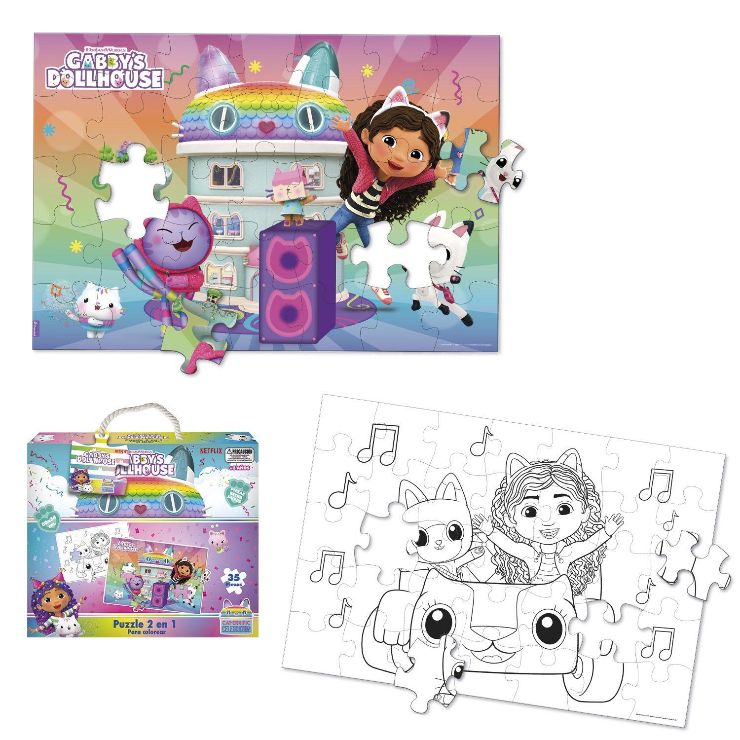 Puzzle 35 Piezas 2 En 1 Para Colorear-3