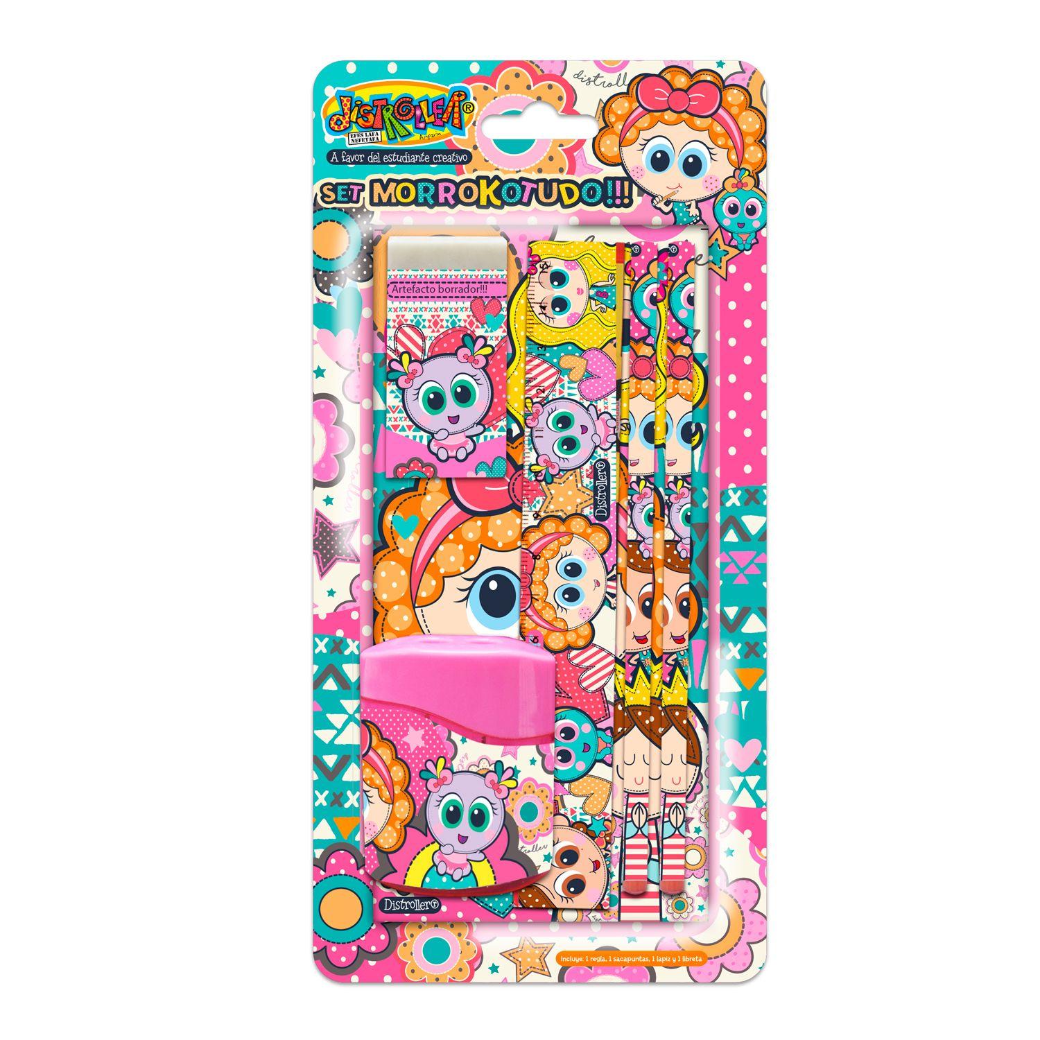 Set Escolar 6 Piezas Distroller-0