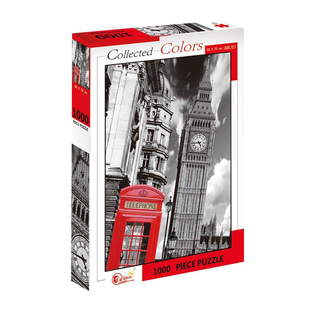 Puzzles 1000 Piezas Ciudades Dis Surt 37x27x5 cm-3