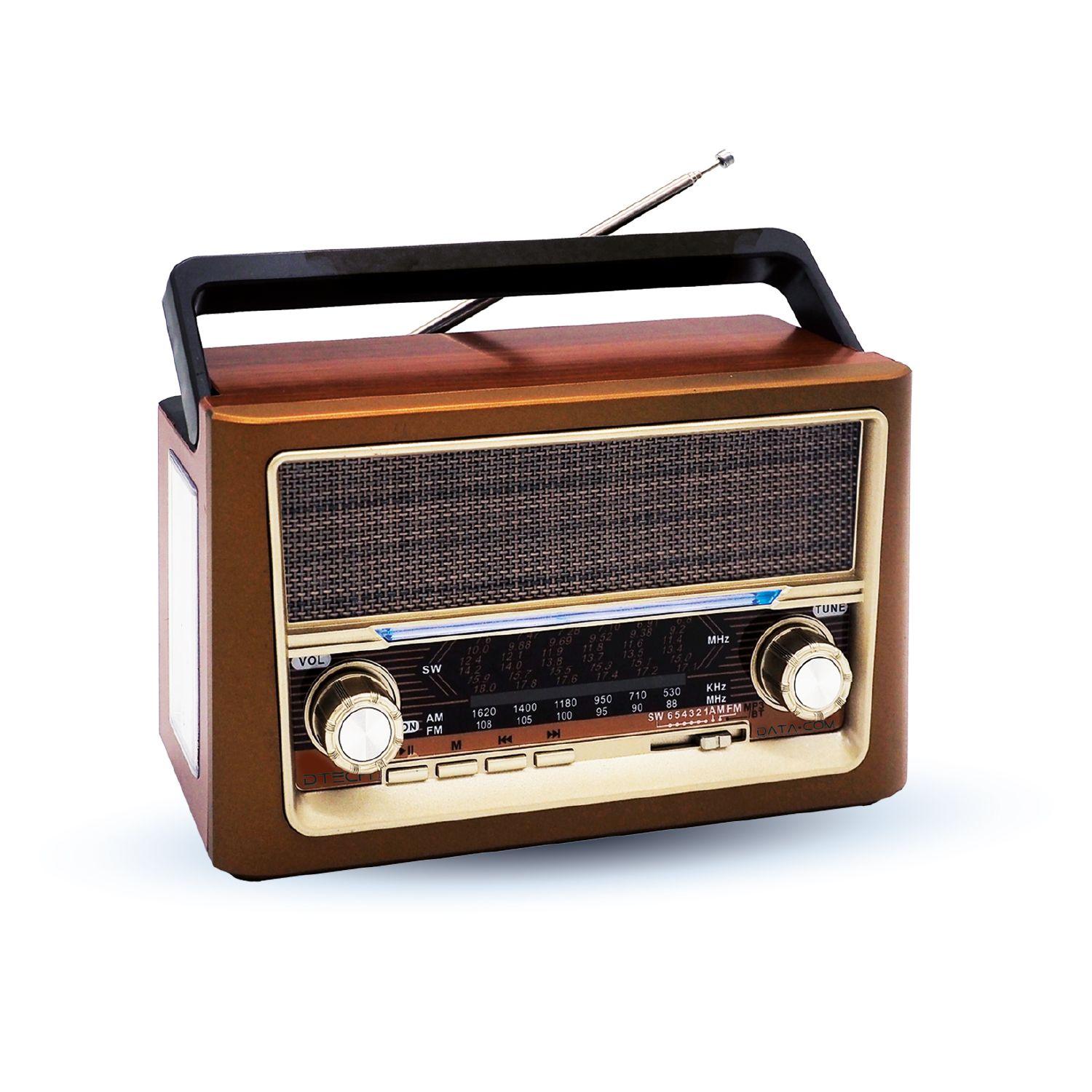 Radio Retro Fm/Am/Sw 8 Bandas 3W C/BT Datacom-1