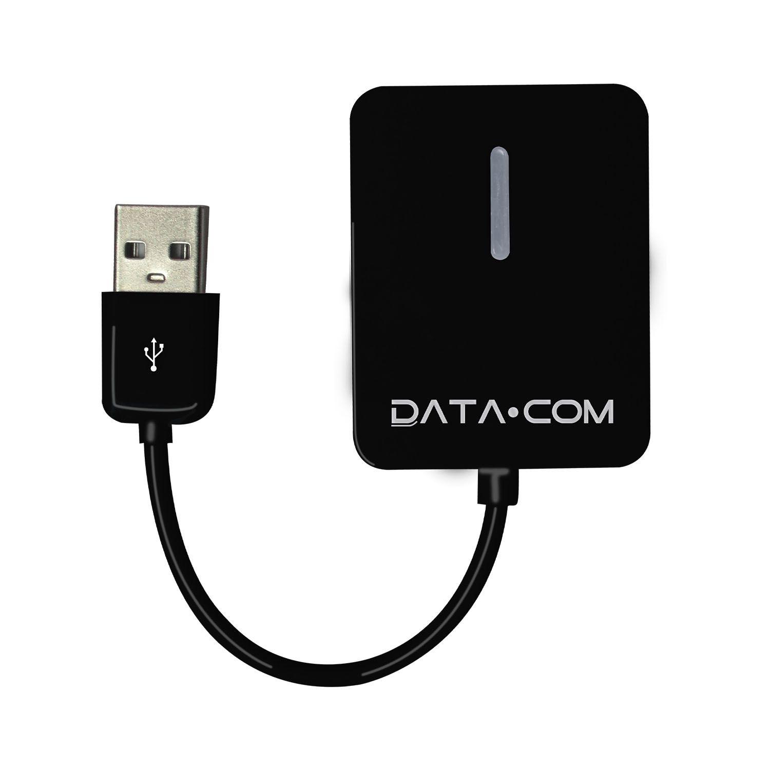 Mini Hub 4 Puertos USB 2.0 Datacom Pronobel-0