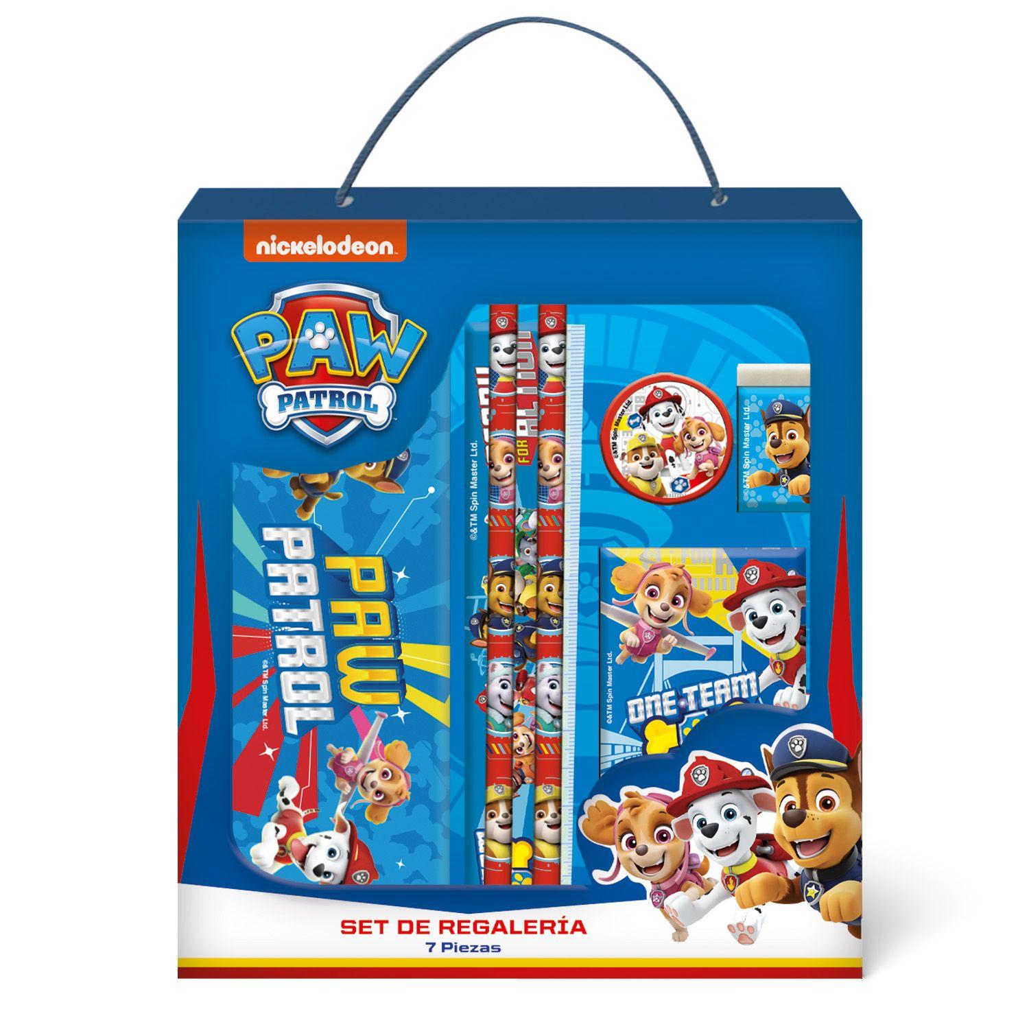Set Escolar Box 7 Piezas en Caja Con Asa Paw Patrol-0