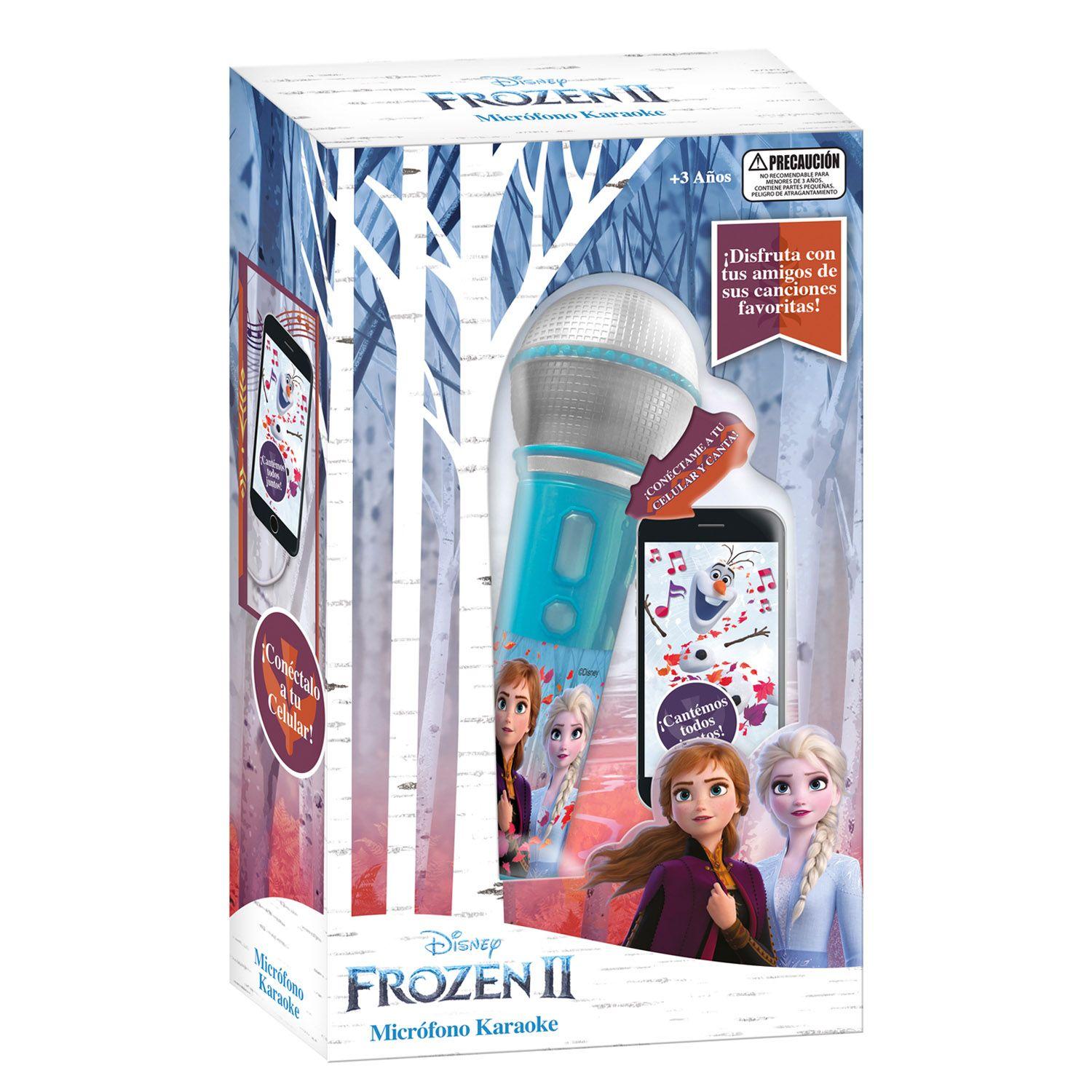 Microfono Con Conexion Frozen Disney Pronobel-0