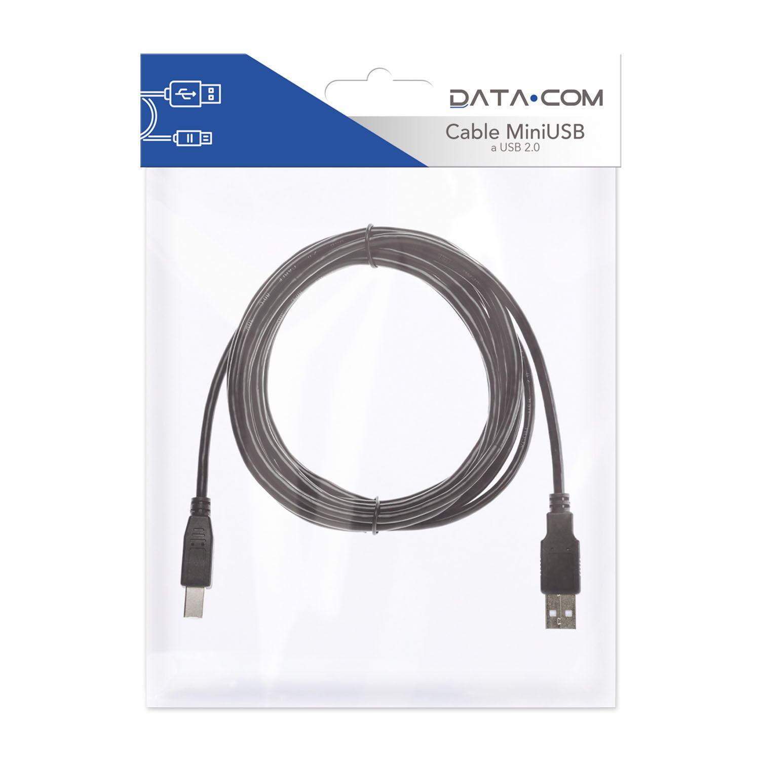 Cable USB a Mini 5-Pin 1 metro-0