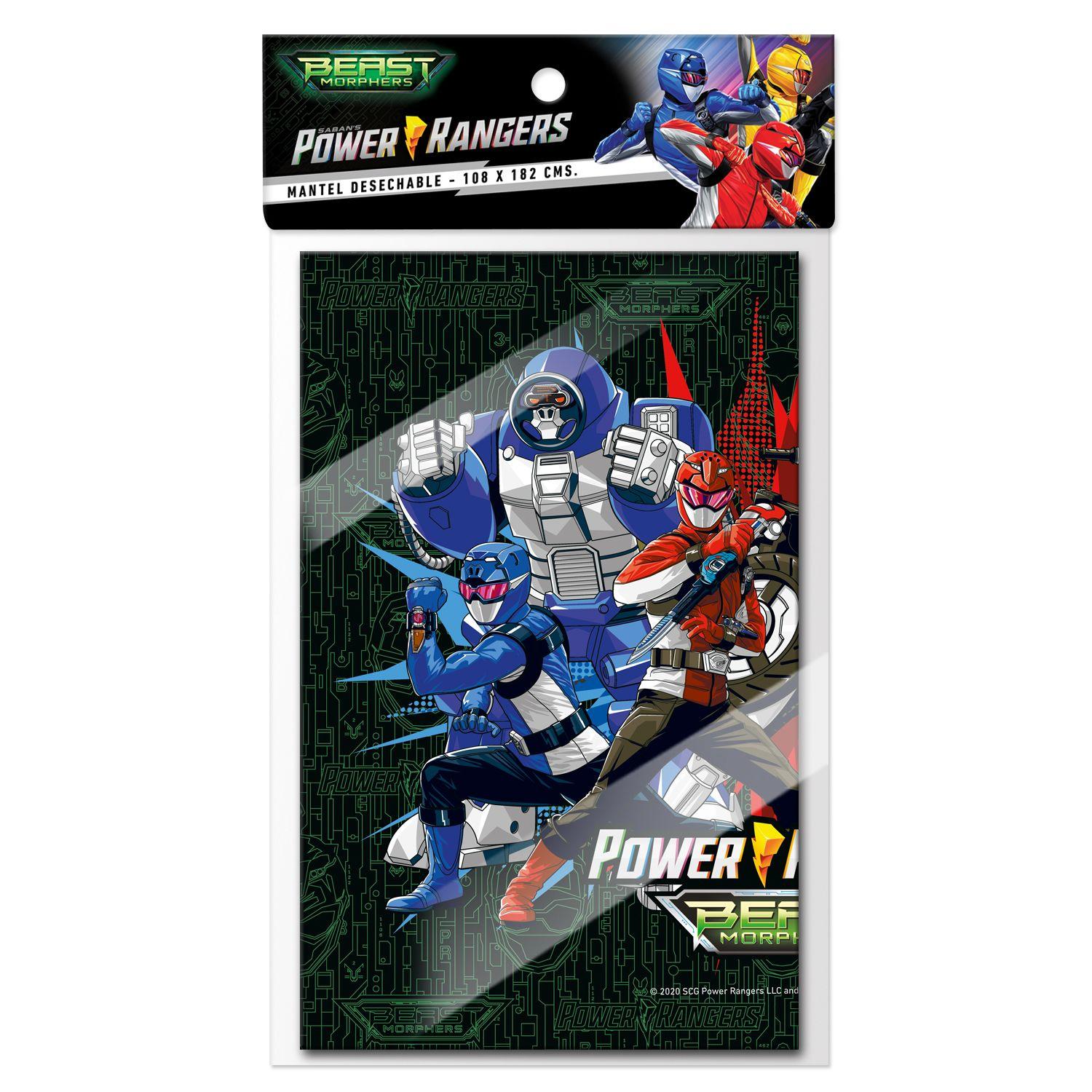 Set Cumpleaños Power Ranger para 6 Personas Cotillón-5