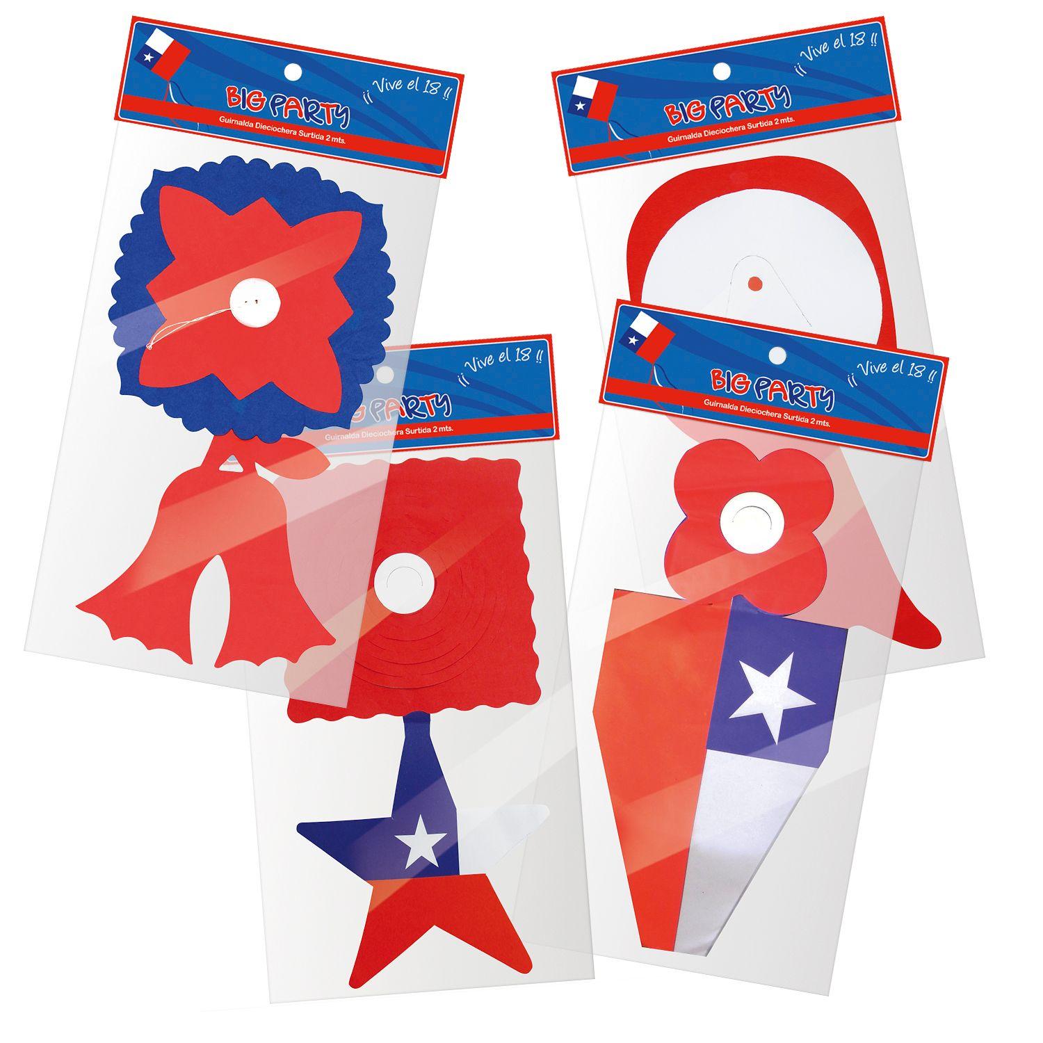 Guirnalda Surtida 2 metros En Bolsa Con Header-4