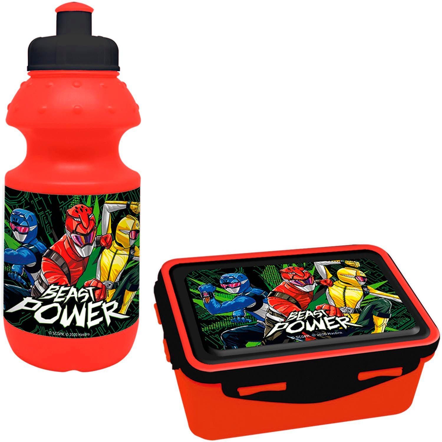 Set Botella + Porta Sandwich Power Rangers-1