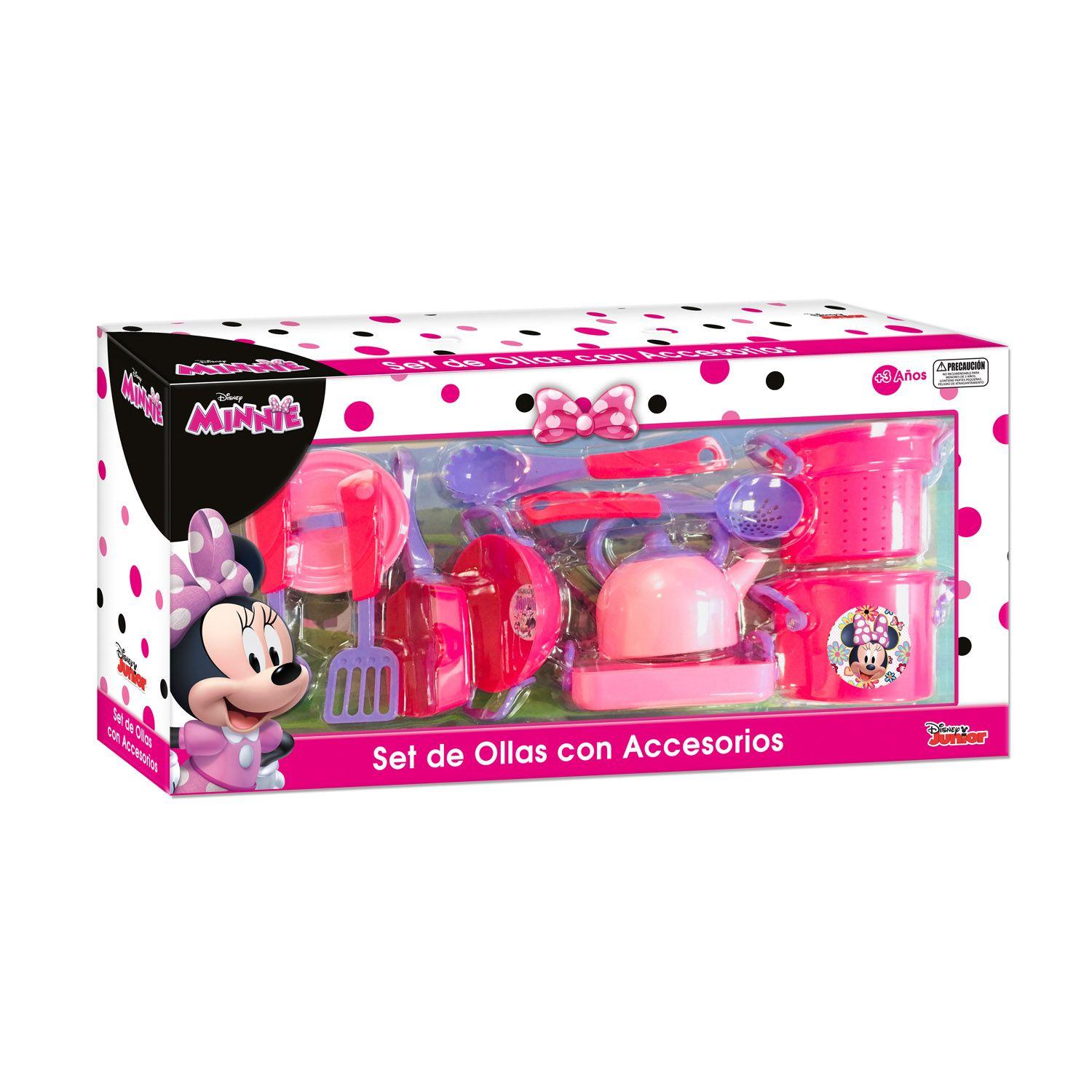 Set De Ollas Con Accesorios Minnie Disney Pronobel-0
