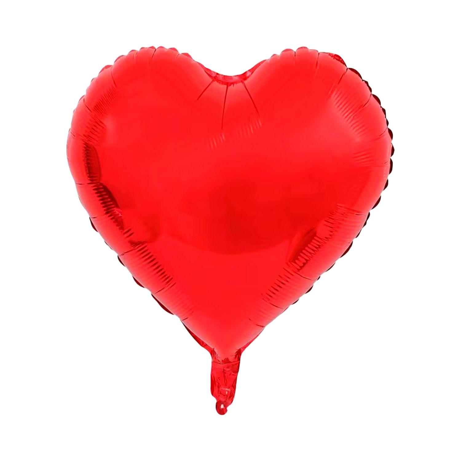 Set 5 Globos Corazon Impreso San Valentin Big Party-3