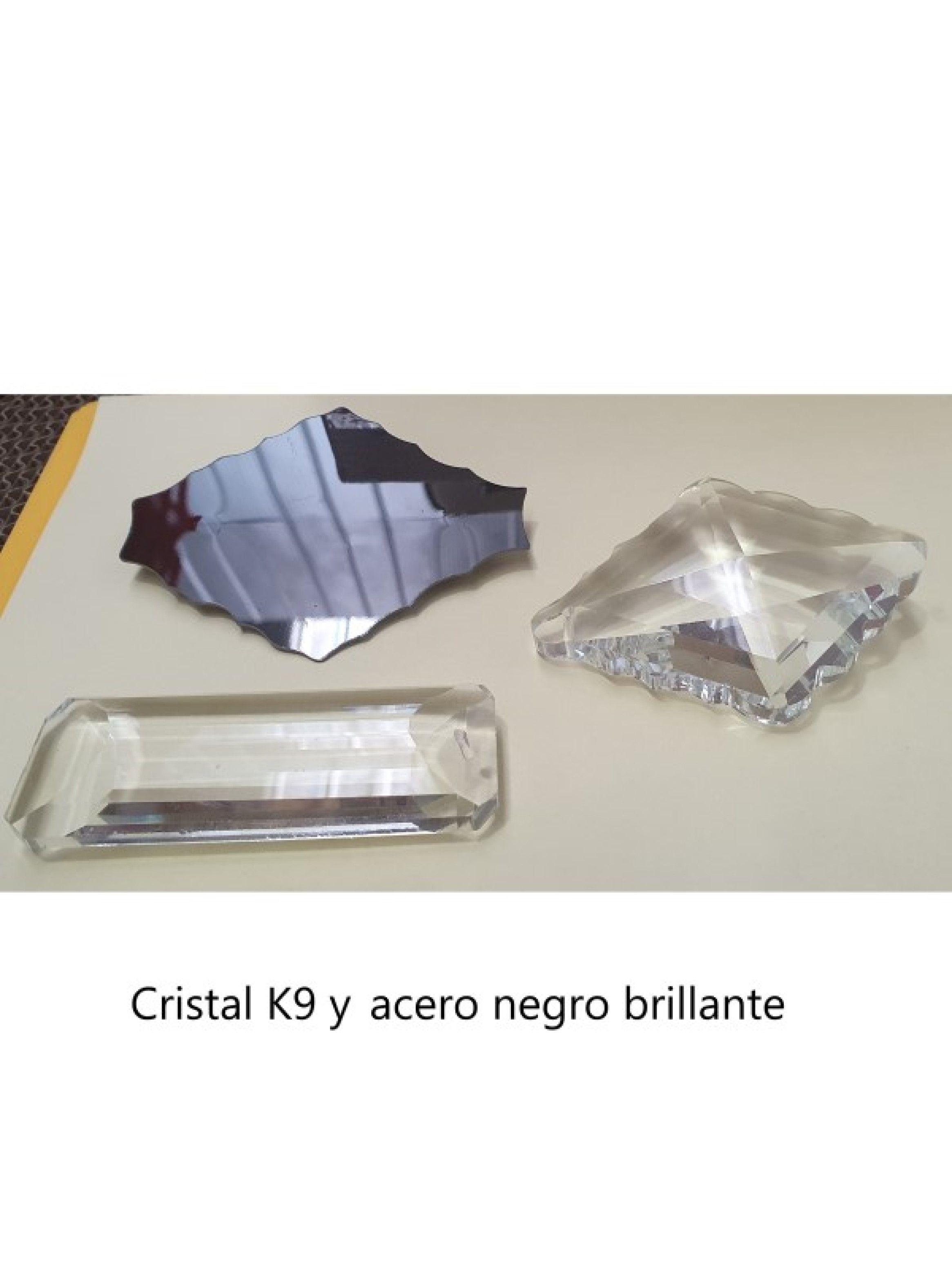 Lampara Colgante Metal Dorado Cristal K9 8 Soquetes E14 -3
