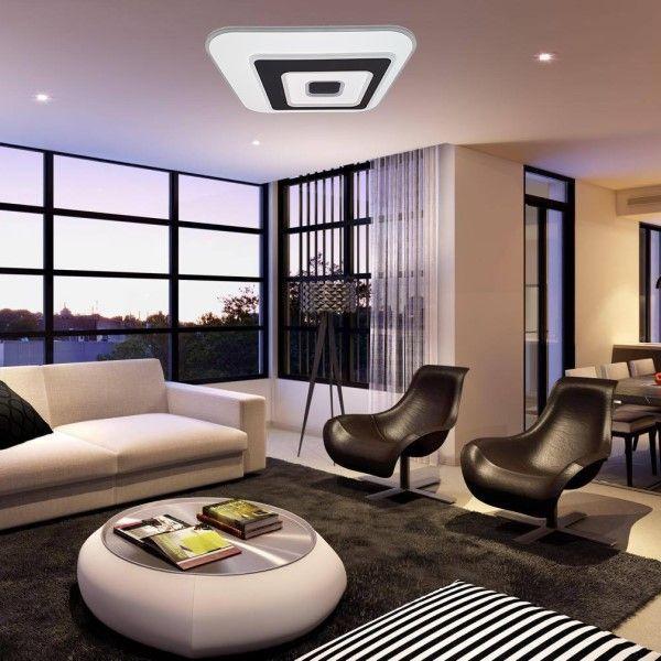 Lampara De Techo Led Multiluz 115w Metal Y Acrilico Control remoto-1