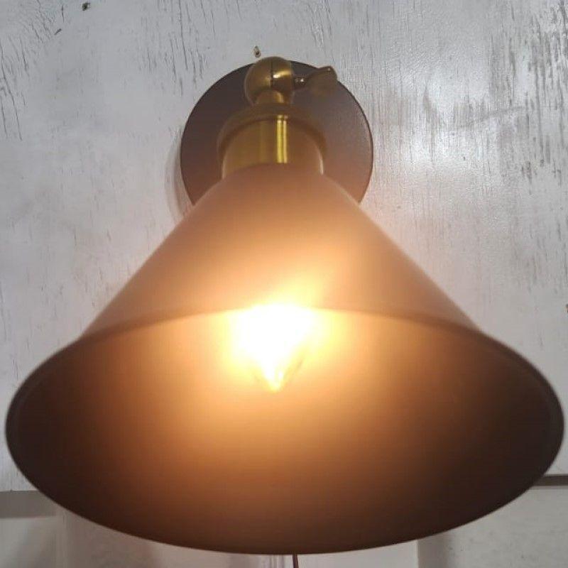 Pack 2 Apliques Pared Negro Bronce Vintage Industrial -3