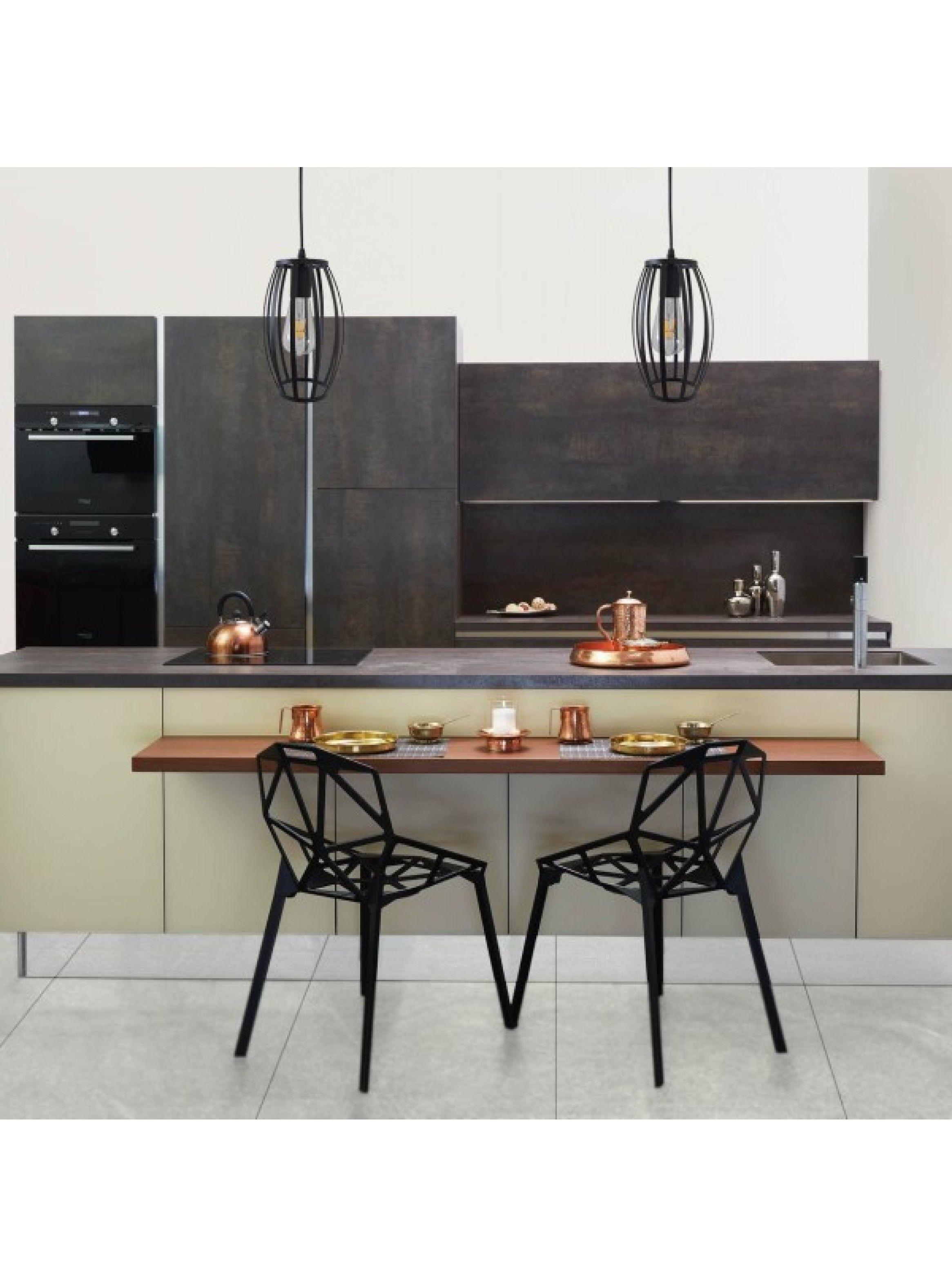 Lampara Colgante Negra Tubular Ampolleta De Regalo -2