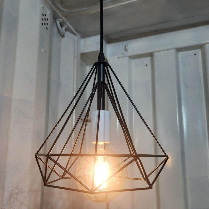 Lampara Colgante Vintage Industrial enorme Ampolleta G95 de regalo-4