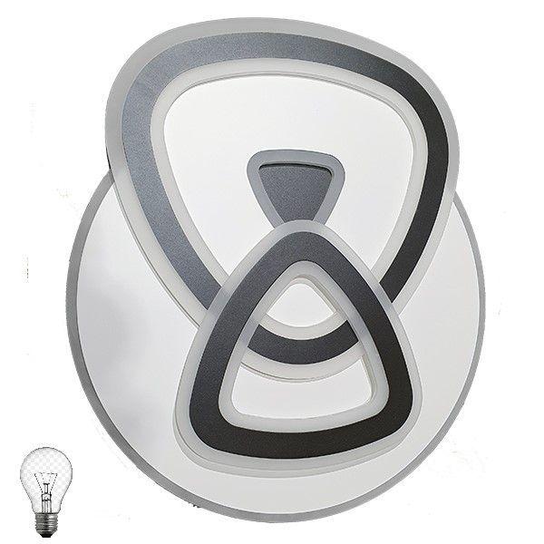 Lampara De Techo Led Multiluz 130w Metal Y Acrilico Control remoto -0