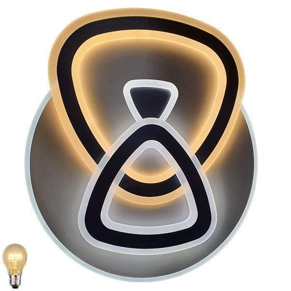 Lampara De Techo Led Multiluz 130w Metal Y Acrilico Control remoto -1
