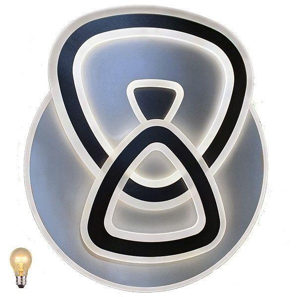 Lampara De Techo Led Multiluz 130w Metal Y Acrilico Control remoto -2