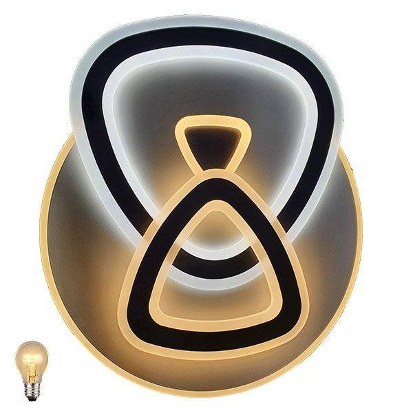 Lampara De Techo Led Multiluz 130w Metal Y Acrilico Control remoto -3