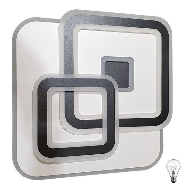 Lampara De Techo Led Multiluz 160w Metal Y Acrilico Control remoto -0