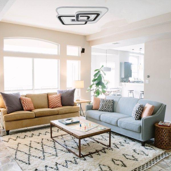 Lampara De Techo Led Multiluz 160w Metal Y Acrilico Control remoto -2