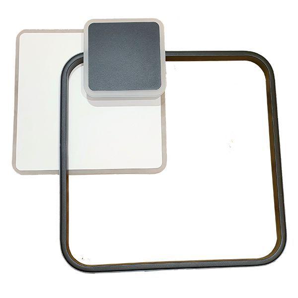 Lampara De Techo Led Multiluz 105w Metal Y Acrilico Control remoto -0