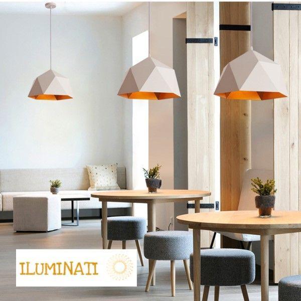 Lampara Metalica Colores Angulada Potente Ampolleta Incluida -1