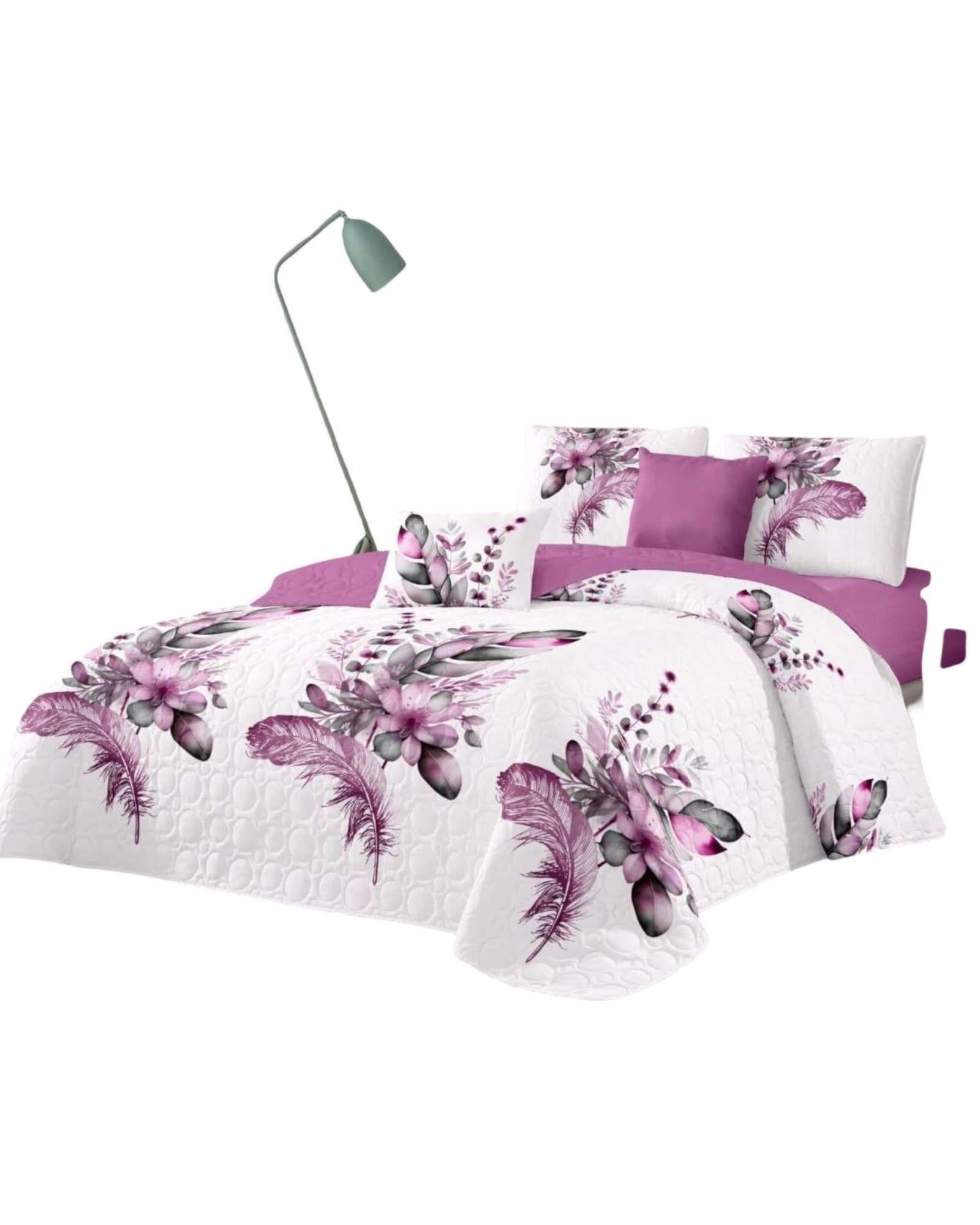 quilt cubrecama verano king V12-1