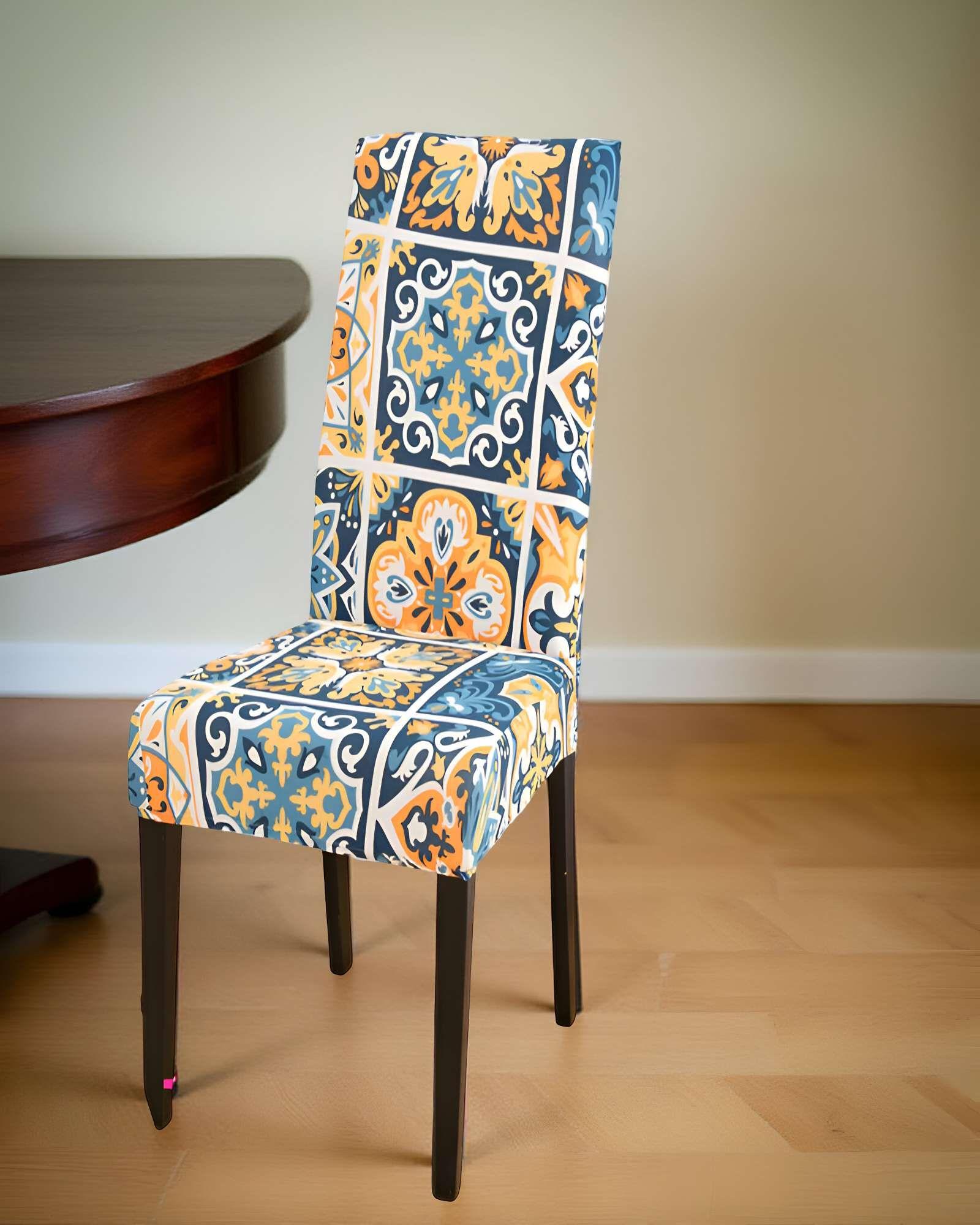 PACK DE 6 FUNDAS PARA SILLA ELASTICADAS CON DISEÑO ESTAMPADO F29-2