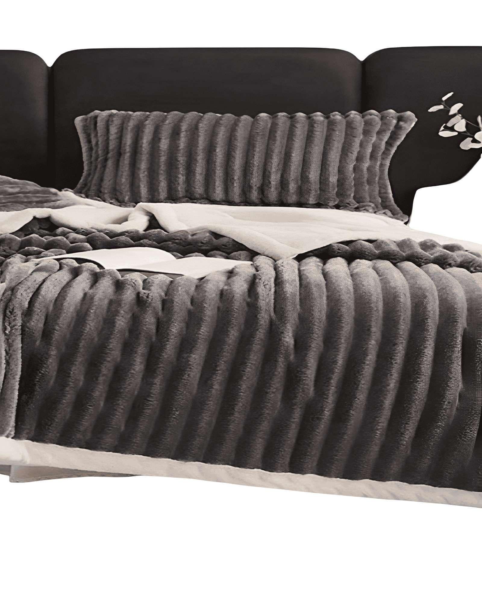 FRAZADAS CON SHERPA  LINEAL 2P 02-0
