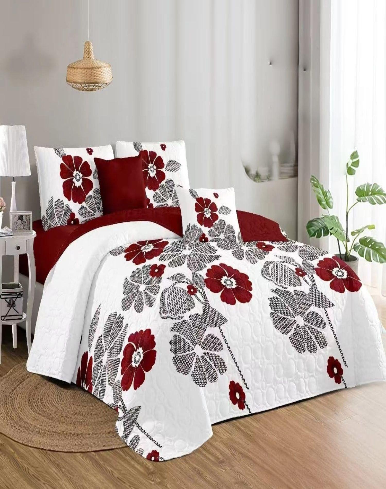 Cubrecama Quilt Diseño 2 Plazas - Primavera Verano A10-2