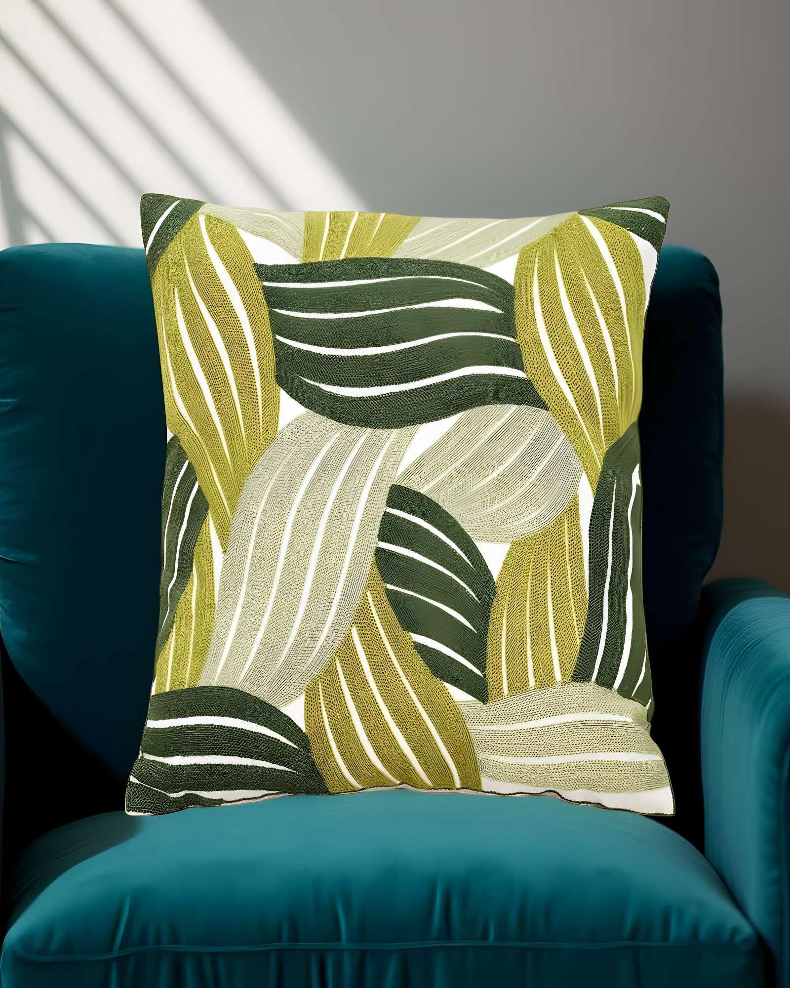 PACK DE 4 FUNDAS DE COJIN BORDADAS 45X45CM BLANCO 13-3